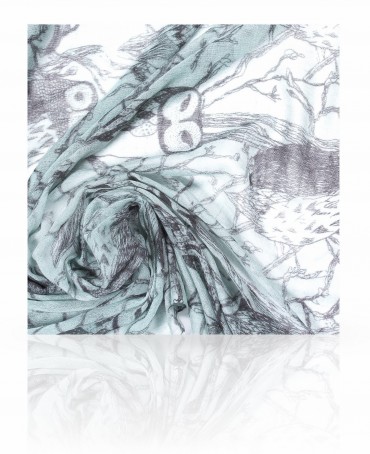 Палантин Женский W-OWL/GREEN